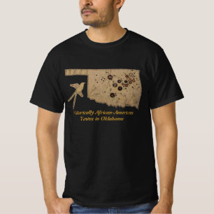 Historisch Afro-Amerikaanse steden in Oklahoma T-shirt