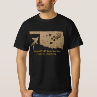 Historisch Afro-Amerikaanse steden in Oklahoma T-shirt