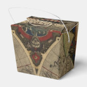 Historisch Antiek  Oude Wereldkaart VIII Bedankdoosjes (Achterkant)