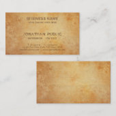 Historisch Antisch ontwerp Creatief elegant van he Visitekaartje (Voorkant / Achterkant)