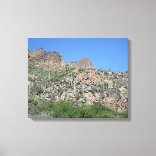Historisch Apache Trail Canvas Afdruk (Voorkant)