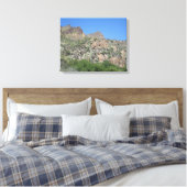 Historisch Apache Trail Canvas Afdruk (Insitu (Slaapkamer))
