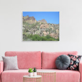 Historisch Apache Trail Canvas Afdruk (Insitu (Woonkamer))
