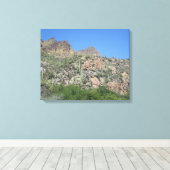 Historisch Apache Trail Canvas Afdruk (Insitu (Houten vloer))
