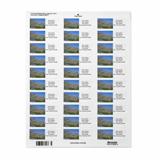 Historisch Apache Trail Etiket (Full Sheet)