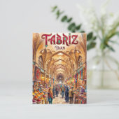 Historisch bazaarcomplex van Tabriz Iran Briefkaart (Staand voorkant)