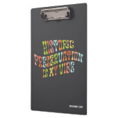 Historisch behoud is mijn vibe, conservator klembord (Links)