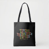 Historisch behoud is mijn vibe, conservator tote bag (Voorkant)