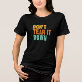 Historisch behoud, liefhebber van oude gebouwen Tri-Blend shirt (Voorkant)