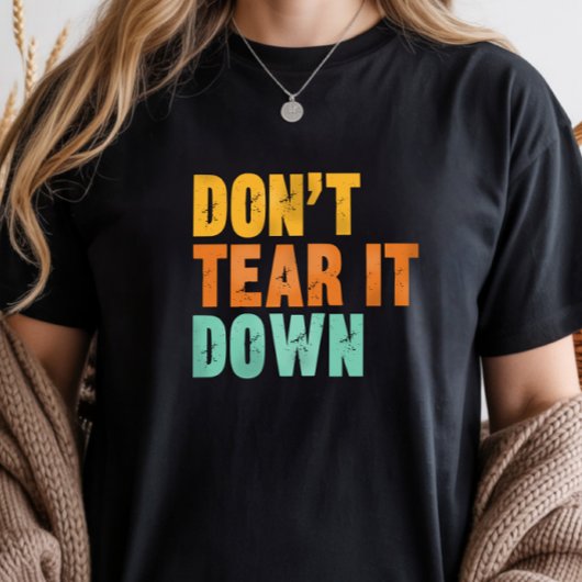 Historisch behoud, liefhebber van oude gebouwen Tri-Blend shirt