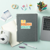 Historisch behoud, Oude Gebouwen Omhelzer Vinyl Sticker (iPad Cover)