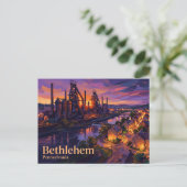 Historisch Bethlehem USA Briefkaart (Staand voorkant)