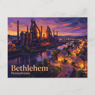 Historisch Bethlehem USA Briefkaart