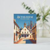 Historisch Bethlehem USA Briefkaart (Staand voorkant)
