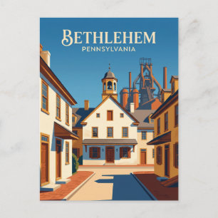 Historisch Bethlehem USA Briefkaart