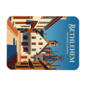 Historisch Bethlehem USA Magneet (Horizontaal)