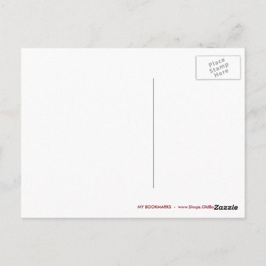 Historisch Bladwijzer van de Britse Ocean Liner Briefkaart (Achterkant)