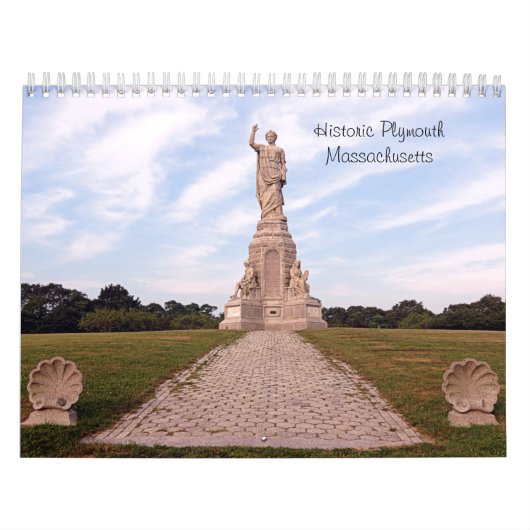 Historisch bloedbad Massachusetts-kalender Kalender (Hoes)