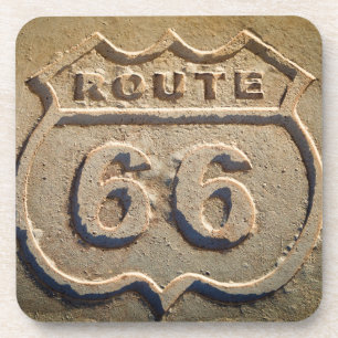 Historisch bord Route 66, Arizona Bier Onderzetter