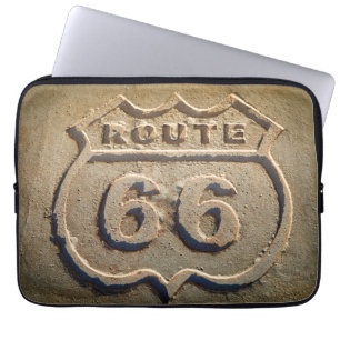 Historisch bord Route 66, Arizona Laptop Sleeve