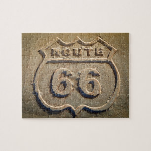 Historisch bord Route 66, Arizona Legpuzzel