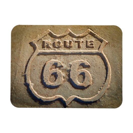 Historisch bord Route 66, Arizona Magneet (Horizontaal)