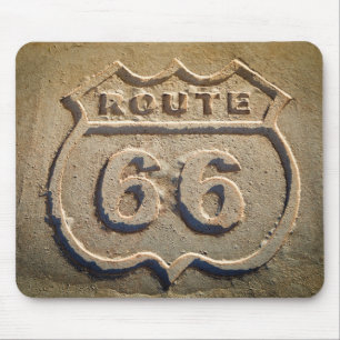 Historisch bord Route 66, Arizona Muismat