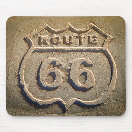 Historisch bord Route 66, Arizona Muismat (Voorkant)