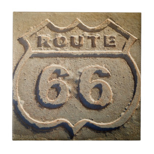 Historisch bord Route 66, Arizona Tegeltje