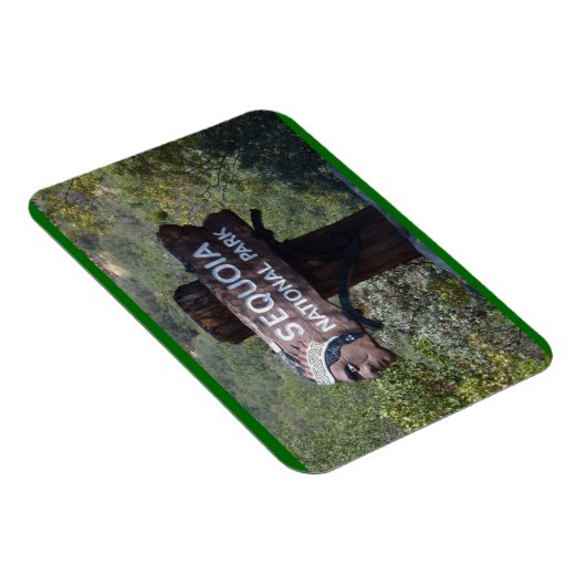 Historisch bord, Sequoia National Park Magneet (Rechterzijde)