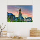 Historisch Boston, Massachusetts, VS Poster (Keuken)