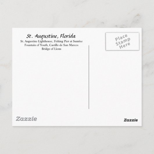 historisch briefkaart van de usa in de regio van d (Achterkant)