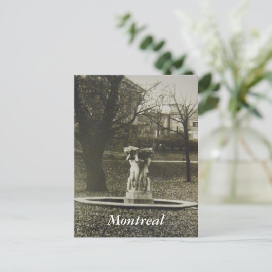 Historisch briefkaart van Montreal (Staand voorkant)