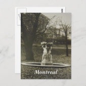 Historisch briefkaart van Montreal (Voorkant / Achterkant)