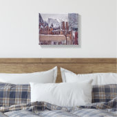 Historisch canvas van Montreal Fine Art Afdruk (Insitu (Slaapkamer))