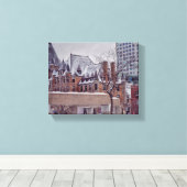 Historisch canvas van Montreal Fine Art Afdruk (Insitu (Houten vloer))