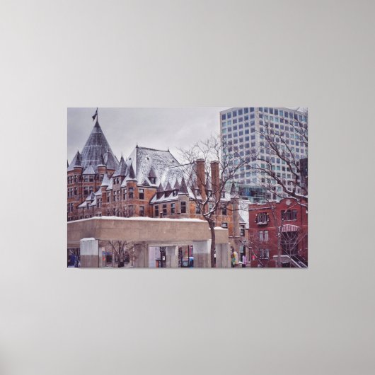 Historisch canvas van Montreal Fine Art Afdruk (Voorkant)