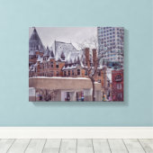 Historisch canvas van Montreal Fine Art Afdruk (Insitu (Houten vloer))