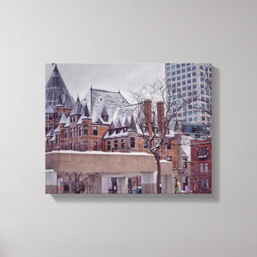 Historisch canvas van Montreal Fine Art Afdruk (Voorkant)