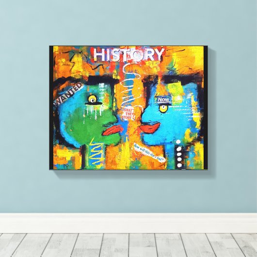 Historisch Canvasprint Canvas Afdruk (Insitu (Houten vloer))