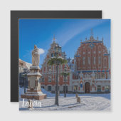 Historisch centrum in Riga, Letland (Voorkant / Achterkant)