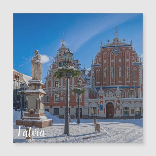 Historisch centrum in Riga, Letland (Voorkant)