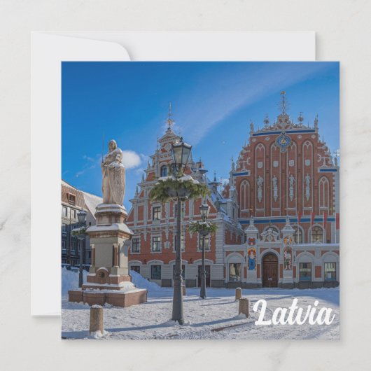 Historisch centrum in Riga, Letland (Voorkant)