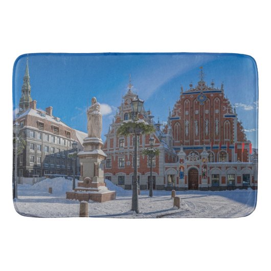 Historisch centrum in Riga, Letland Badmat (Voorkant)