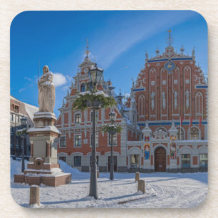 Historisch centrum in Riga, Letland Bier Onderzetter