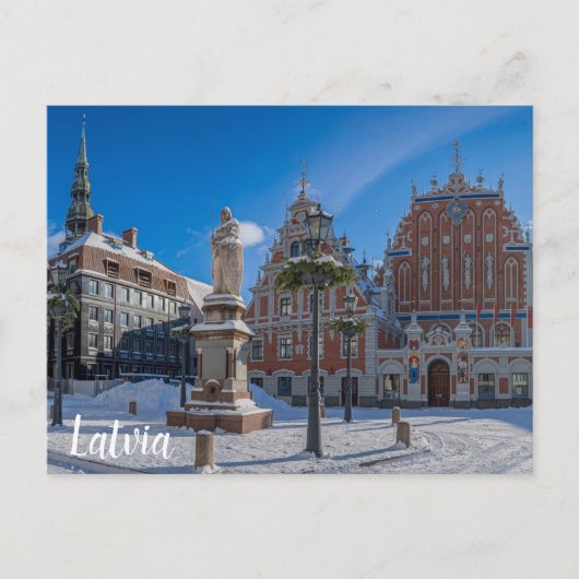 Historisch centrum in Riga, Letland Briefkaart (Voorkant)