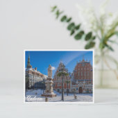Historisch centrum in Riga, Letland Briefkaart (Staand voorkant)