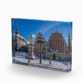 Historisch centrum in Riga, Letland Fotoblokken (Rechts)