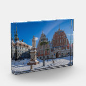 Historisch centrum in Riga, Letland Fotoblokken (Links)