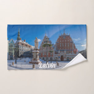 Historisch centrum in Riga, Letland Handdoek